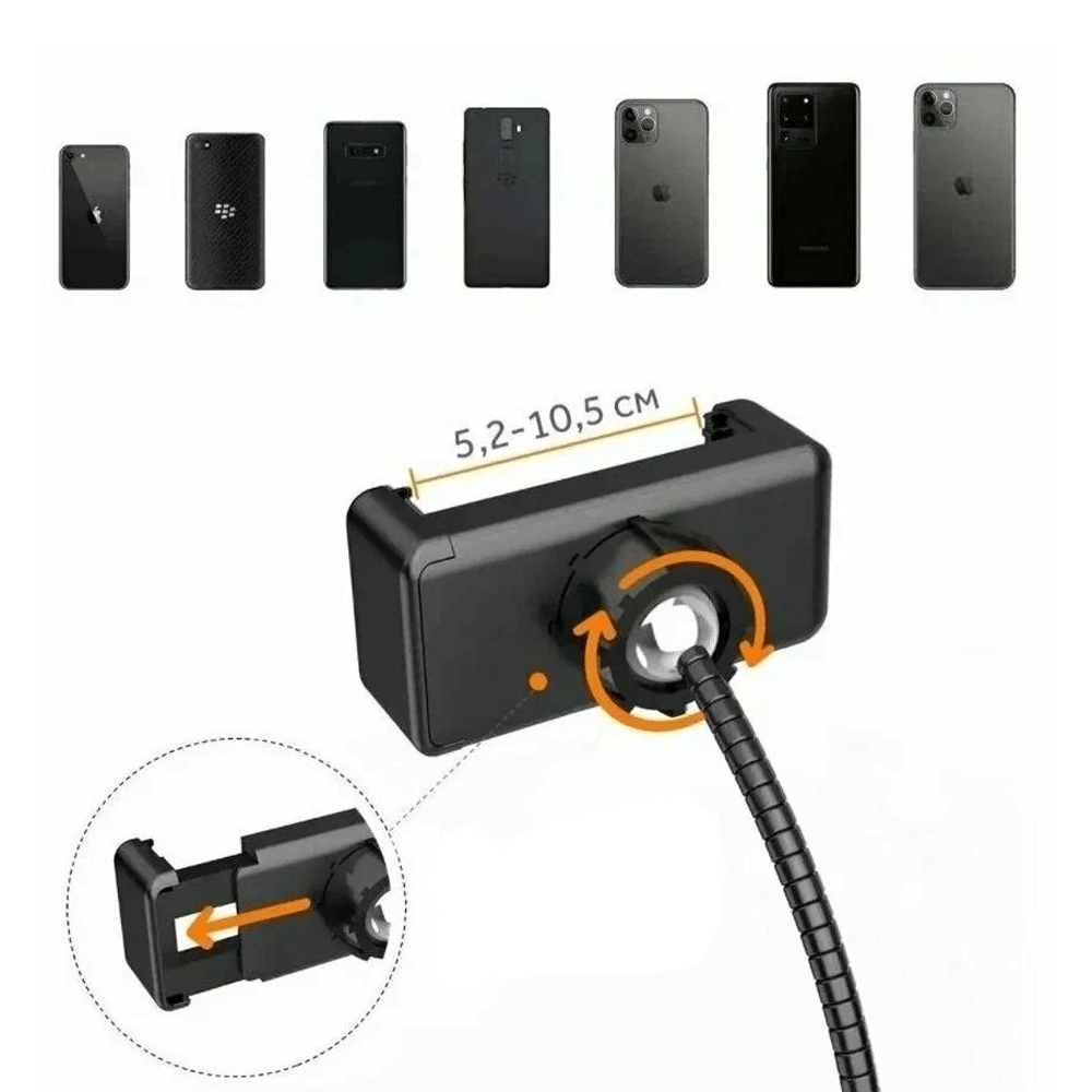 სელფის რგოლი განათება RGB LED 33სმ