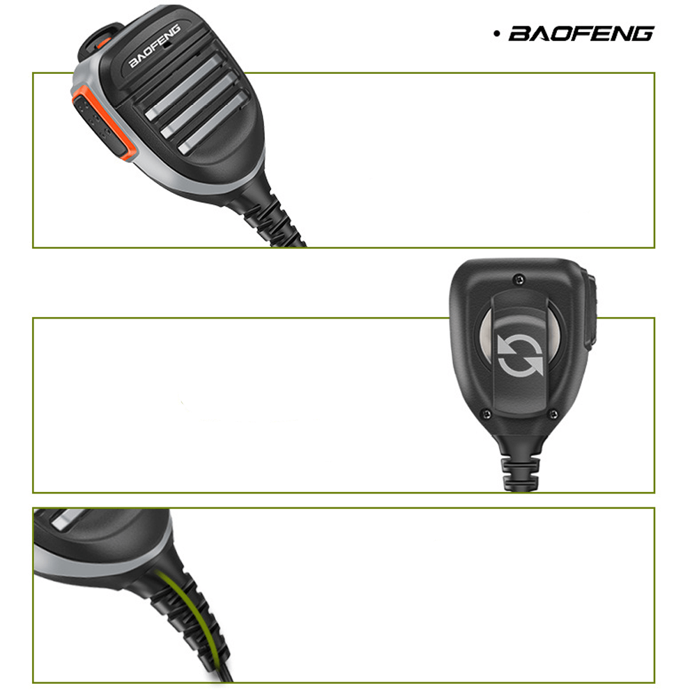 Baofeng high-quality microphone with speaker, suitable for various models, including UV-9R and BF-A58.