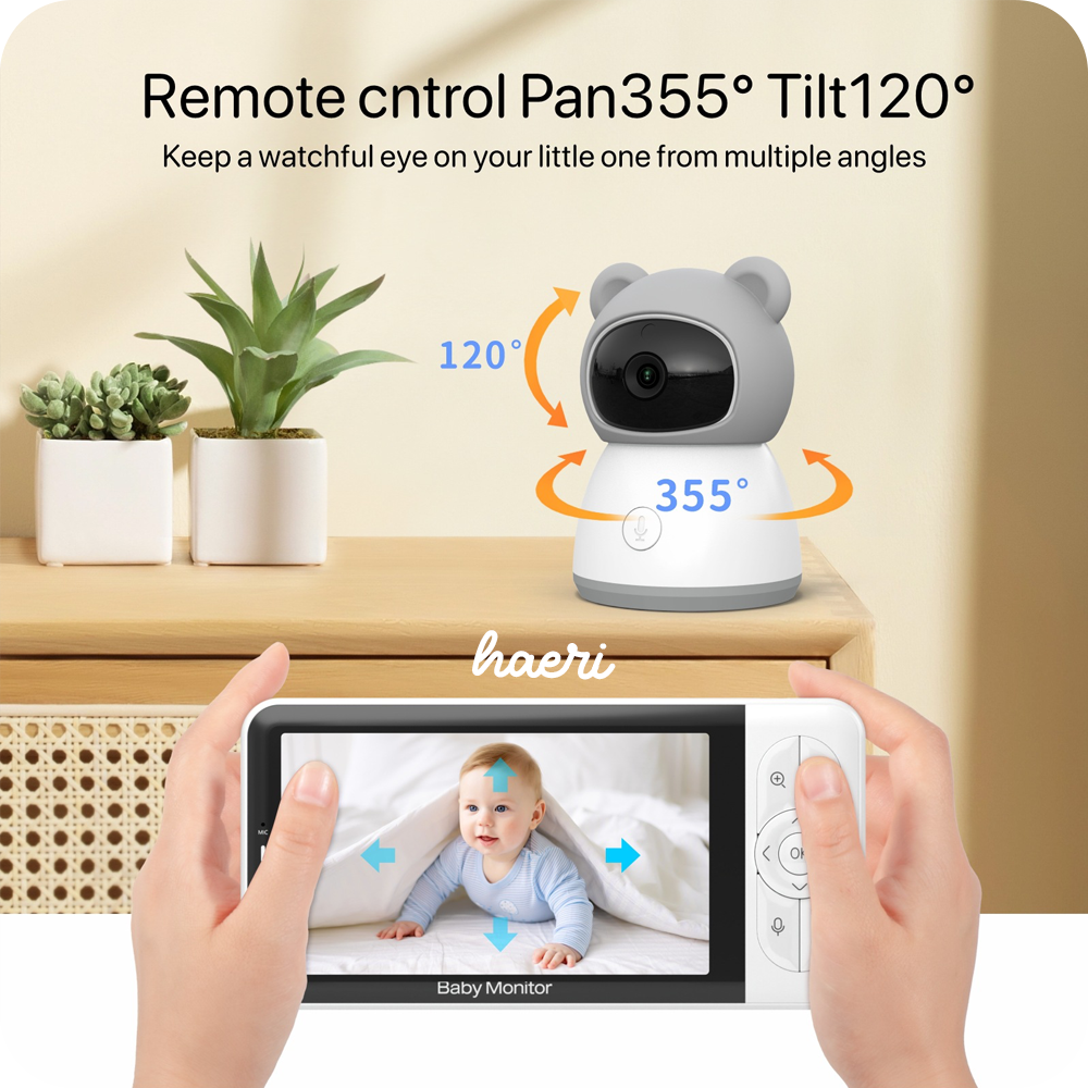 ვიდეო ძიძა / რადიოძიძა მონიტორით Baby Monitor 5″