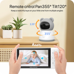 ვიდეო ძიძა / რადიოძიძა მონიტორით Baby Monitor 5″