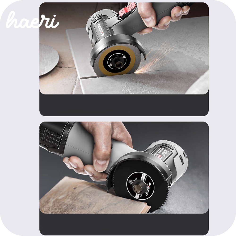 მინი კუთხსახეხი უნახშირო ARIDOO 16.8V (2 ელ)