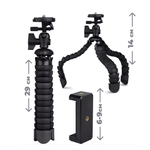 მოქნილი მინი შტატივი FLEX-2901 ISA წითელი