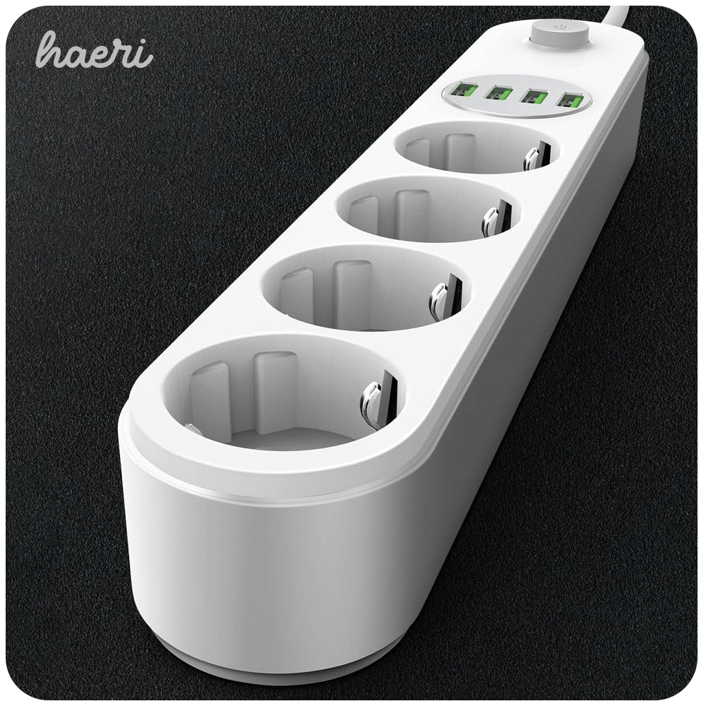 დამაგრძელებელი 2მ (4 როზეტი + 4 USB 3.4A) LDNIO SE4432