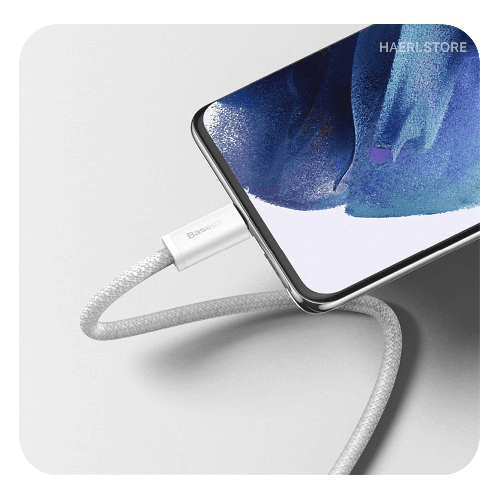 Baseus დამტენის კაბელი (Type-C + Type-C) 100W Dynamic Series Fast Charging