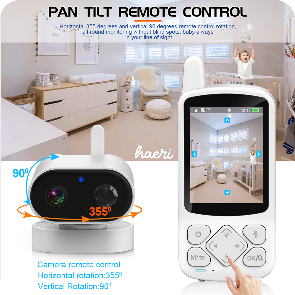 ვიდეო ძიძა / რადიოძიძა მონიტორით Baby Monitor 2.8″