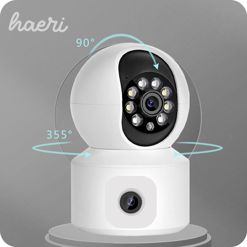 Wi-Fi სახლის მოძრავი ირმაგი ვიდეოკამერა 2MP+2MP