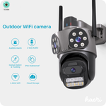 Wi-Fi სათვალთვალო სამმაგი კამერა 2+2+4MP