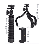 მოქნილი მინი შტატივი FLEX-2901 ISA შავი