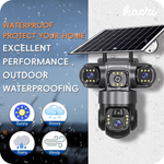 4G სათვალთვალო სამმაგი კამერა მზის პანელით (2+2+2MP)