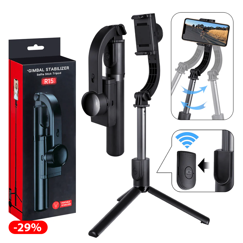 სელფის მონოპოდი-სტაბილიზატორი R15