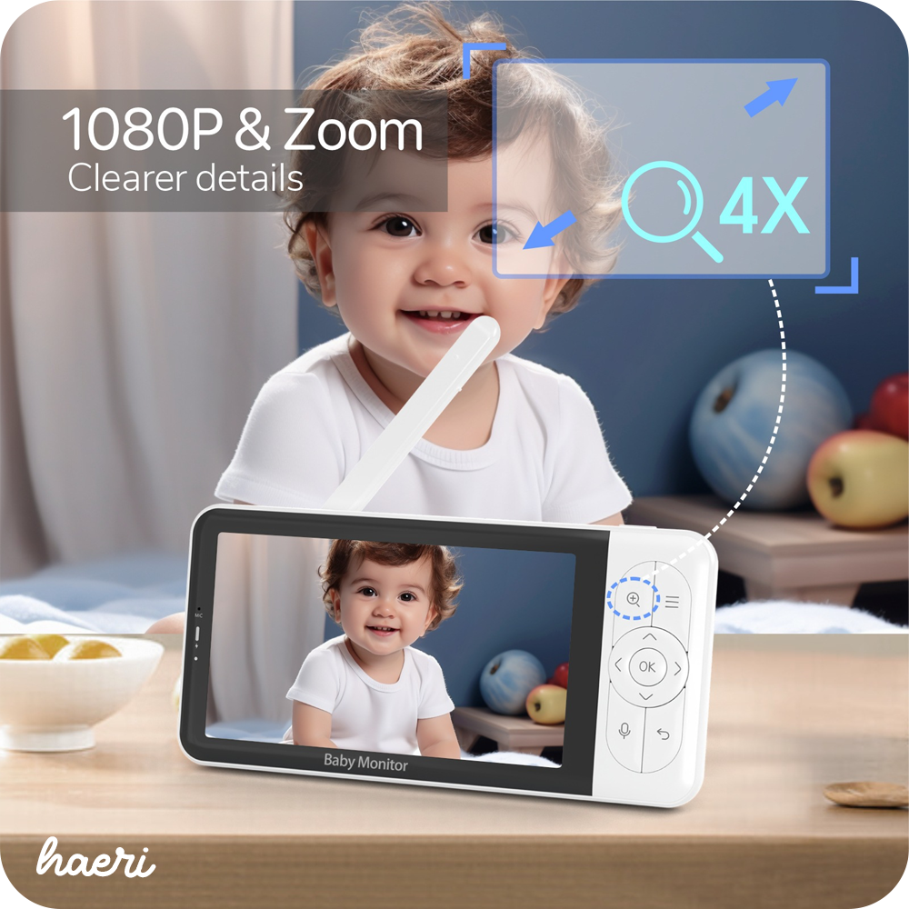 ვიდეო ძიძა / რადიოძიძა მონიტორით Baby Monitor 5″