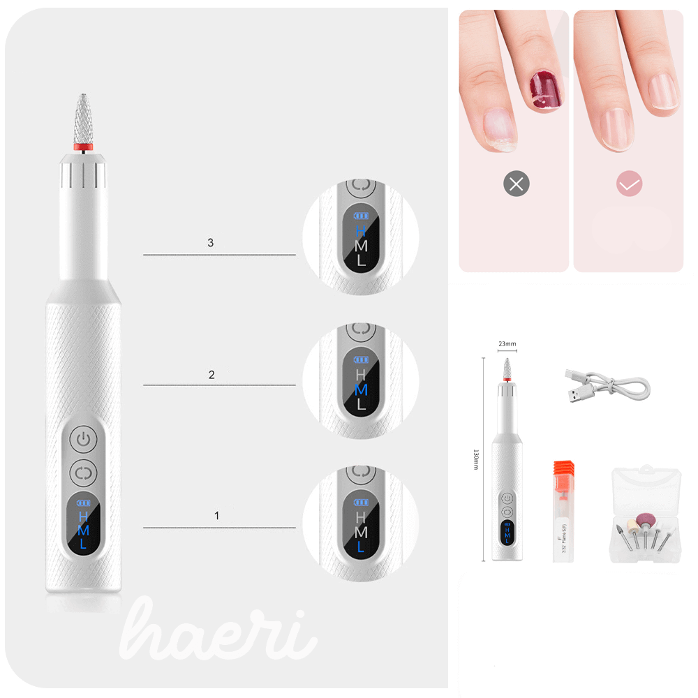 უსადენო შილაკის მოსაშორებელი ბორმანქანა, სიმძლავრე: 0.5W, 3 სიჩქარე, 6 თავაკი და Type-C დამტენი.