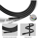 Wi-Fi endoscope camera cable with anti-corrosion features and flexible shape, designed for stability and durability.
